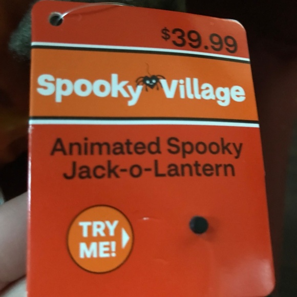 Spooky Village Animated Spooky Jack-O-Lantern New with tag - Picture 3 of 11
